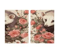 Passport Protective Cover, Opossum And Roses Print Passport Cover Travel Document Protector Travel Passport Wallet Passport Sleeve, style, 20.3x13.8cm