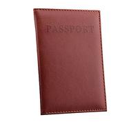 Passport Protector Dedicated Travel ID Card Organizer Case Cover Holder Bag Over The Shoulder Bags for Men (Brown, One Size)
