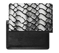Passport Protector, Snake Skin Black And White Printed Passport Protector,durable Passport Protector,travel Passport Protector, black, One Size, Contemporary