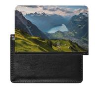 Passport Protector, Switzerland Alps Printed Passport Protector,durable Passport Protector,travel Passport Protector, black, One Size, Contemporary