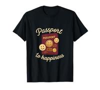 Passport to Happiness Sibling & Friends Adventure Design T-Shirt