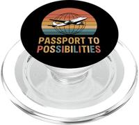 Passport To Possibilities - World Traveler Adventure PopSockets PopGrip for MagSafe