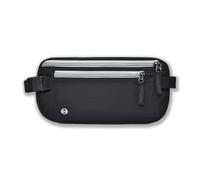 Passport Wallet RFID Blocking Slim Anti Theft Holder Travel Unisex Adjustable Waist Money Belt with Secure Zipper, Black (gray zipper), Gray Zipper