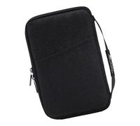Passports Holder with Multiple Pockets for Travel Documents Oxford Fabric Storage Zipper Document Case