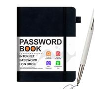 Password Address Book | Password Keeper With Alphabetical Tabs For Websites | Pocket Address Log Notebook For Sensitive Data, Website Logins, Important Contacts