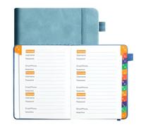 Password Address Book - Website Password Secure Book With Alphabetical Tabs,Pocket Address Log Notebook For Sensitive Data, Website Logins, Important Contacts
