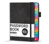 Password Book (Black, 4.7''x6.2'')