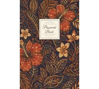 Password Book: Floral Batik Pattern - A to Z Alphabetical Index - Notebook for Your Usernames, Passwords and Internet Secret Codes - 110 Pages - A5 Size