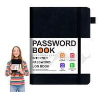 Password Book, Password Retention Book | Website Word Secure Book with Alphabetical Tabs,Pocket Address Journal Book for Business