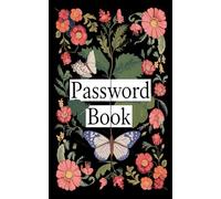 Password Book Pocket Size - Floral Cover: Alphabetical Internet Organizer with A-Z Tabs .Hilarious Gag Gift for Seniors, Women, Mom, Nana, and Grandma ... Santa, Christmas, Mother's Day, and Birthdays