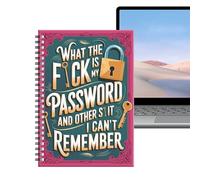 Password Book - Spiral Bound Diary Planner,Internet Organizer Notebook | for Seniors Women Men Workplace College School Meeting Home