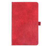Password Book with Alphabetical Tabs - Red Vegan Leather - Pocket Size - Log in Organizer - Perfect Presents for Ladies Who Have Everything