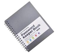 Password Book with Alphabetical Tabs Secure & Organized Notebook Keeper Portable Spirals Notebook Keeper with Alphabetical Tabs