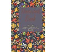Password Book With Alphabetical Tabs: Small cute fall beautiful internet password book journal notebook diary keeper organizer tracker with ... login notes for men,women,teens,seniors,girls