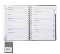 Password Book with Colorful Alphabetical Tabs A6 Portable Password Organizer Notebook for Website Logins Notepad for Home and Office Use