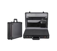 Password Box Tool Bag Document Portable Toolbox Hardware Tools File Boxes Complete Set Briefcase Suitcase Organizer Security(Large Black Sponge A)