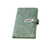 Password Certificate Deposit Organiser Leather Receipt Folder with Combination for Financial Document and Bill Financial Document Planner with