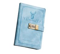 Password Diary Notebook Hardcover PU Journal 200 Pages Lined Ribbon Bookmarks for Offices School Travel Daily Use Password Diary Notebook