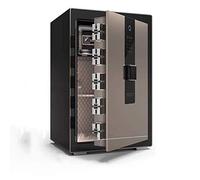 Password Fingerprint Home Office Small 60CM High All-steel Anti-theft Safe Into The Wall Office Safe Deposit Box safety box (Color : Gray)