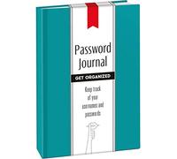 Password Journal: Caribbean Blue