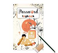 Password Journal - Portable Website Organizer Notebook,Website Address Recording Journal, Portable Internet Password Book for Seniors