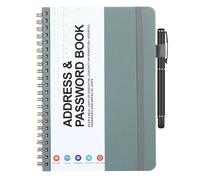 Password Keeper Book, Compact Spiral Organizer, Security Journal | Portable Password Log For Internet Accounts, Safe Storage Book For Friends, Relatives, Or Colleagues, Easy Reference Tracker