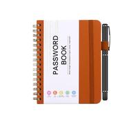 Password Keeper Book - Login Detail Diary Secure Data Book Heavy | Cover Username Tracker for Office Home Desktop Secret Alphabetical Index Vault Protection Credential Management Solid Tool