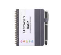 Password Keeper Book: Login Details Journal, Protected Data Log, Rigid | Cover Tracker User for Office Home Desktop Secret Alphabetical Index Vault Protection