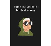 Password Keeper: Internet Password Organizer For Cool Granny, Seniors, Large Print