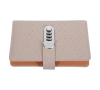 Password Lock Money Organizer Wallet with Rhinestone PU Cover and Pockets | Enhanced Privacy and Moisture Protection, Suitable for Cash Stuffing at Home, for Students and Cash Holders