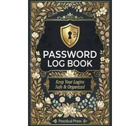 Password Log Book: Alphabetical Internet Login Keeper with Website, Username, Password, Security Question & Notes - Large Print 6x9