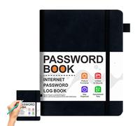 Password Log - Tabbed Alphabetical Index, Compact Notebook, Organized Writing Layout, Secure Information Tracking | for Website Access Notes List