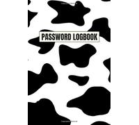 Password Logbook: Cow Animal Print Pattern - Internet Address & Password Log Book With Alphabetical Tabs
