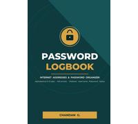 Password Logbook: Internet Address and Password Organizer with Alphabetical A-Z Tabs