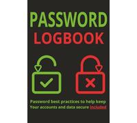 Password LogBook, Internet Password Logbook Journal Website Address Login, Perfect Pocket Size Password: Compact size 6"x9", 120 pages