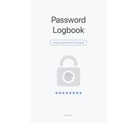 Password Logbook: Securely Store Your Passwords in a Clear, Minimal Format. A Private and Organized System for Managing Your Digital Life. Your Essential Password Companion. Simple. Secure. Organized.