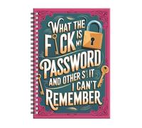 Password Notebook - Spiral Journal Planner for Seniors Women Men | Organized Password Tracker with Durable Pages, Convenient Home Workplace School College Meeting Log for Secure Record Keeping