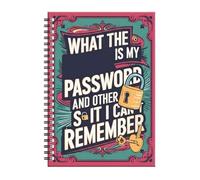 Password Organizer Journal Account Information Log Funny Login Details Tracker Keeps All Login Info In Place Simple And Humorous Way To Stay Organized For Seniors Women Men College School