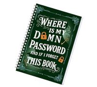 Password Organizer - Lightweight Layered Tab Notebook, Secure Address and Password Keeper with Easy Reference Section Design, Durable Binding Feature, Ideal for Family Friends Adults Home Study Indoor