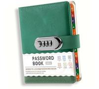 Password Protected Diary Notebook with Thick Cover 60 Pages Premium Paper Great for Offices and Travel Use Ciphered Address Book