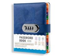 Password Protected Diary with Thick Cover 60 Pages Premium Paper Ideal for Travel Ciphered Address Book
