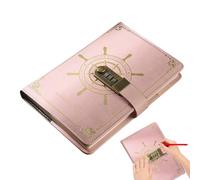 Password Protected Notebook - Lock Diary Planner |Leather Combination Lock Diary, Password Lоck Nautical Design With Card Slot And Pen, For Travel Office School Use, Birthday Gift For Teens Women Men