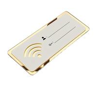 Password Sign - Personalised Scan | Shapel with Custom WiFi QR Code | Teach in Acrylic | Compact Design for Home, Office, Hotels, Apartments and