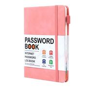 Password - Tabs Secure Notebook, Recovery Prompt , Pocket Contact Record | Account Password Management for Business, Personal Website Storage, Seniors, Men