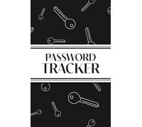 Password Tracker (Black Keys): 6"x9" Hardcover Alphabetical Password Logbook for Easy Organization