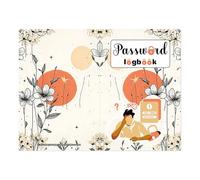 Passwords Notebook - Address Notebook Portable,Portable Internet Password Book for Seniors