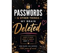 PASSWORDS & OTHER THINGS MY BRAIN Deleted: A Practical Password Keeper and Personal Information Organizer for Daily Use