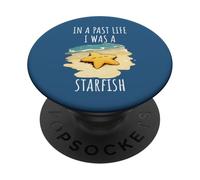 Past Life Starfish Fan Beach Summer Ocean Happy Sea Sand PopSockets Adhesive PopGrip