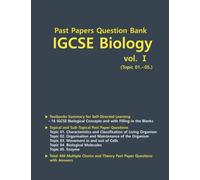Past Papers Question Bank IGCSE Biology: IGCSE Biology Textbook and Past Papers Classified by Topics (Past Papers Question Bank IGSCE Biology)