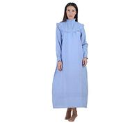 Past Times Victorian Chambray Pure Cotton Nightgown